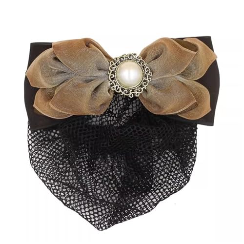 Damen-Haarnetz mit Schleife Professionelles Haarnetz for Damen mit Fliege(Color 5) von SLEDEZ