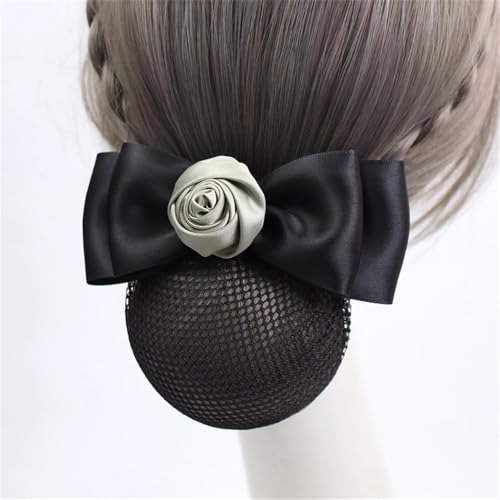 Damen-Haarnetz mit Schleife Weibliche Haarnetz-Kopfbedeckung(Green,Style 2) von SLEDEZ