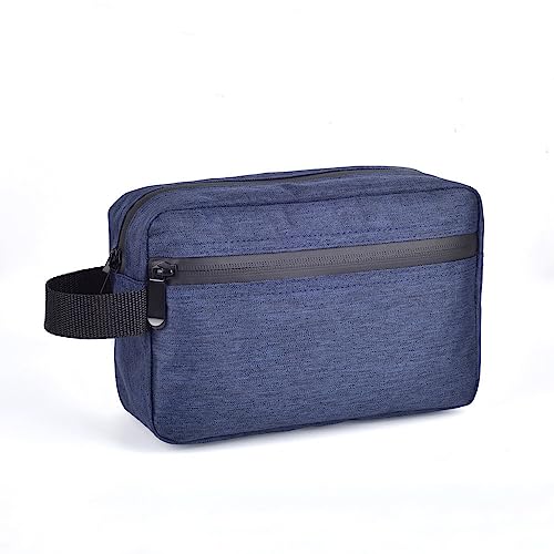 Damen-Kosmetiktasche mit großem Fassungsvermögen Multifunktionale Reise-Make-up-Kulturtasche (Color : Blue, Size : 22x15x8cm) von SLEDEZ