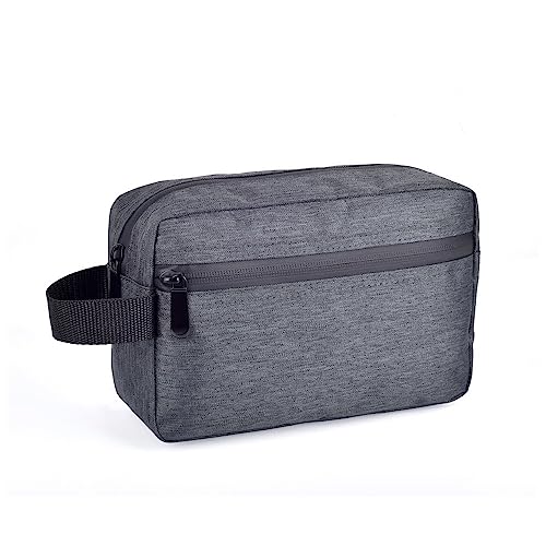 Damen-Kosmetiktasche mit großem Fassungsvermögen Multifunktionale Reise-Make-up-Kulturtasche (Color : Dark Grey, Size : 22x15x8cm) von SLEDEZ