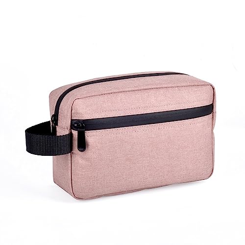 Damen-Kosmetiktasche mit großem Fassungsvermögen Multifunktionale Reise-Make-up-Kulturtasche (Color : Pink, Size : 22x15x8cm) von SLEDEZ