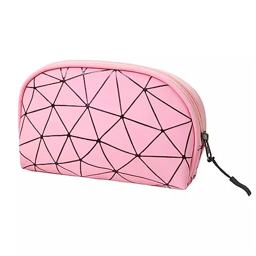 Damen-Kosmetiktasche mit großem Fassungsvermögen Reisetasche for Lippenstift und Kosmetik for Damen, 20 x 13 cm (Color : Pink, Size : 20x13cm) von SLEDEZ