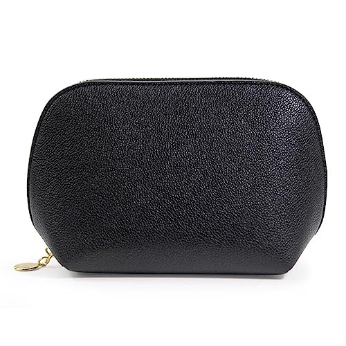 Damen-Kosmetiktasche mit großem Fassungsvermögen Tragbare Kosmetiktasche, Kosmetiktasche mit großem Fassungsvermögen, 14 x 9 x 15 cm (Color : Black, Size : 14x9x15cm) von SLEDEZ