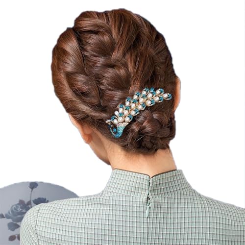Haarkamm-Clips Damen-Haarkamm im antiken Stil, Strass-Braut-Haarschmuck(Colour 2) von SLEDEZ