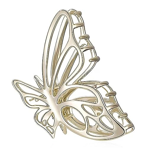 Haarspangen Damen Hohler Schmetterlings-Greifclip, weibliche Hai-Clip-Kopfbedeckung von SLEDEZ