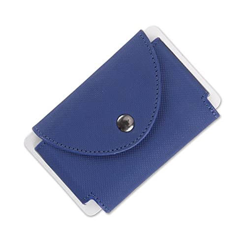 Kartenetui Herren- und Damen-Visitenkartentasche Kartenbox Kreditkartenbox (Color : Blue, Size : 10x6.6cm) von SLEDEZ