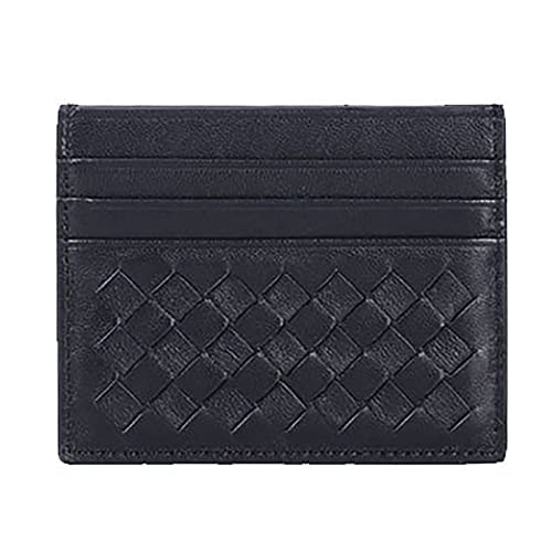 Kartenetui Ultradünner Kartenhalter for Männer und Frauen (Color : Black, Size : 10.6x0.3x9cm) von SLEDEZ