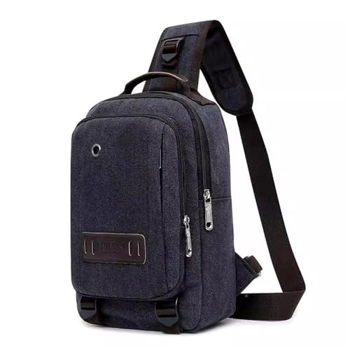 Lässige Brusttaschen Canvas Brusttasche Damen Outdoor Sporttasche Herren Handytasche Lässige Reise Schulter Umhängetasche(Color 5) von SLEDEZ