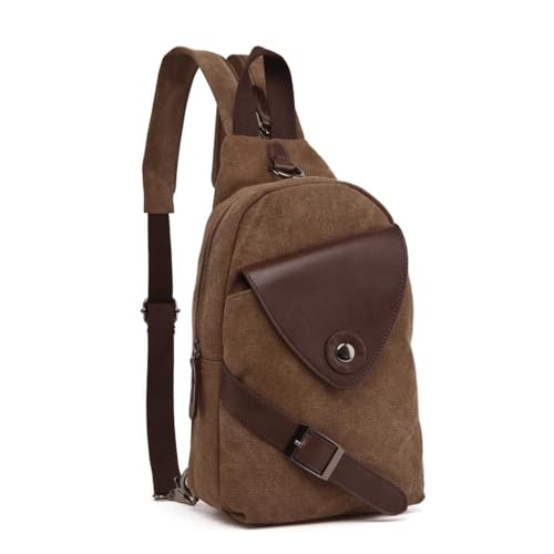 Lässige Brusttaschen Doppelzweck-Brusttasche, Umhängetasche, Canvas, Herren-Sport-Freizeittasche(Color 4) von SLEDEZ