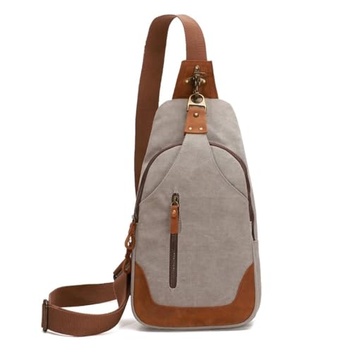 Lässige Brusttaschen Tragbare Umhängetasche aus Segeltuch for Herren und Damen, lässige Brustrucksäcke for den Außenbereich(Color 1) von SLEDEZ