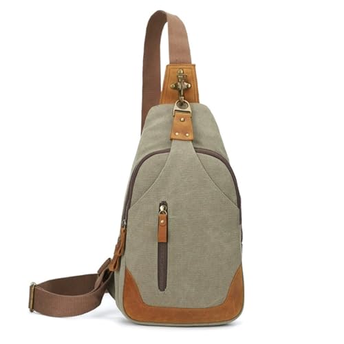 Lässige Brusttaschen Tragbare Umhängetasche aus Segeltuch for Herren und Damen, lässige Brustrucksäcke for den Außenbereich(Color 4) von SLEDEZ