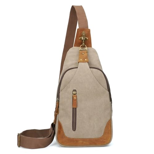 Lässige Brusttaschen Tragbare Umhängetasche aus Segeltuch for Herren und Damen, lässige Brustrucksäcke for den Außenbereich(Color 6) von SLEDEZ