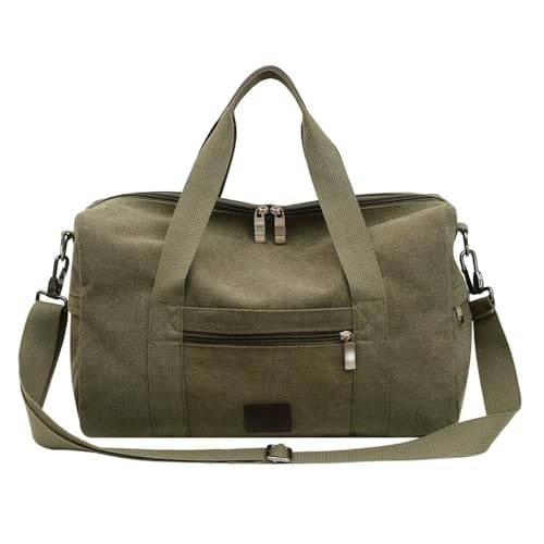 Reisetasche Große Kapazität Reisetasche Canvas Out Gepäcktasche Herren Retro einfache Handtasche(Colour 3,52x23x34cm) von SLEDEZ