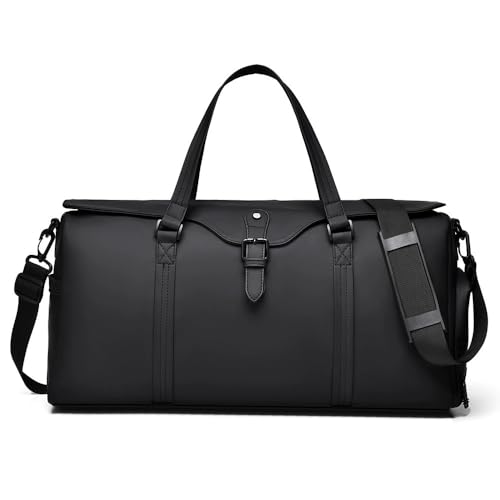 Reisetasche Herren Business Reise Große Kapazität Mit Schuhe Lager Modelle Gepäck Tasche Aus Der Freizeit Handheld Reisetasche(Black) von SLEDEZ