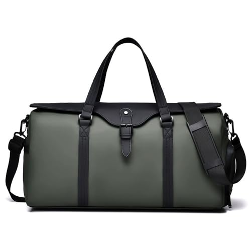 Reisetasche Herren Business Reise Große Kapazität Mit Schuhe Lager Modelle Gepäck Tasche Aus Der Freizeit Handheld Reisetasche(Green) von SLEDEZ