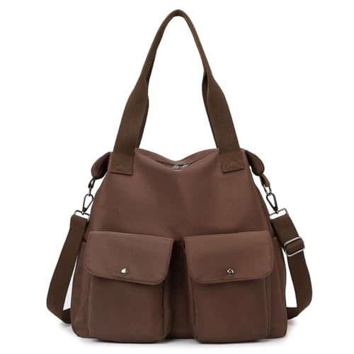 Reisetasche für Damen Lässige, einfache Handtasche mit großem Fassungsvermögen und Mehreren Taschen(Colour 2) von SLEDEZ