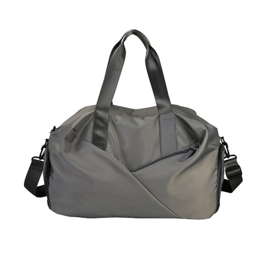 Reisetasche für Damen Männliche Kurzstrecken-Handtasche Reisetasche Weibliche Multifunktionale Outdoor-Freizeit-Sport-Sporttasche(Gray) von SLEDEZ
