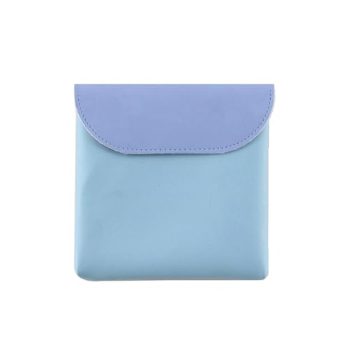 SLEDEZ Feminine Damenbinden-Aufbewahrungstasche Leder-Damenbinden-Aufbewahrungstasche, Handgepäck-Damenbinden-Tante-Handtuch-Tasche(Color:Blue) von SLEDEZ