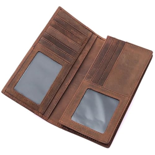 SLEDEZ Punk-Geldbörse Retro Europa und die Vereinigten Staaten Leder Jugend Geldbörse Clip Kartentasche Herren von SLEDEZ