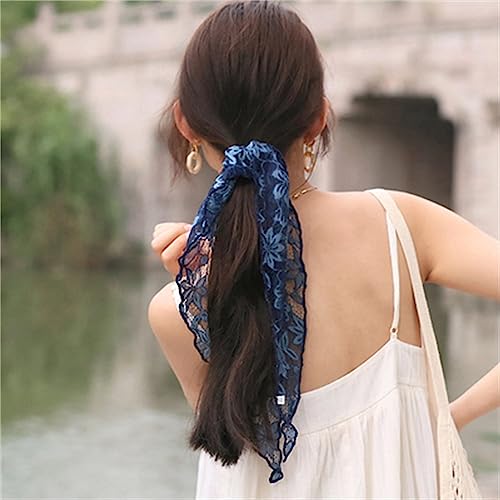 Seidenschal-Haarband Haarband mit Haarband for Damen (Color : #2, Size : 100x20cm) von SLEDEZ