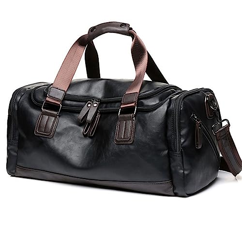 Sporttasche Herren-Reisetasche, Sporttasche, Schwarz, 42 x 23 x 22 cm von SLEDEZ