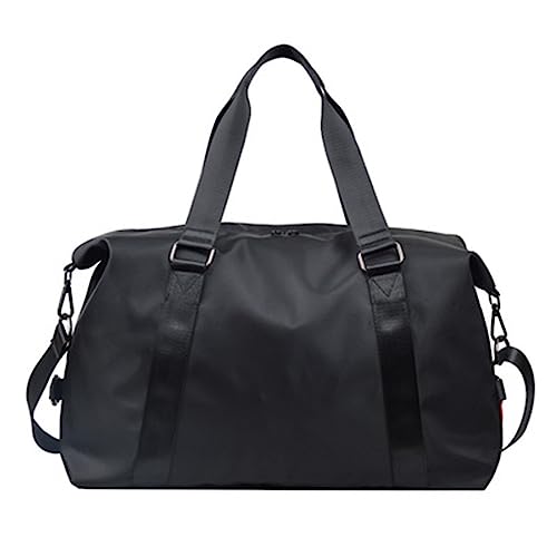 Sporttasche Leichte Gepäcktasche for Geschäftsreisen for Herren und Damen (Color : Black, Size : 42x17x30cm) von SLEDEZ