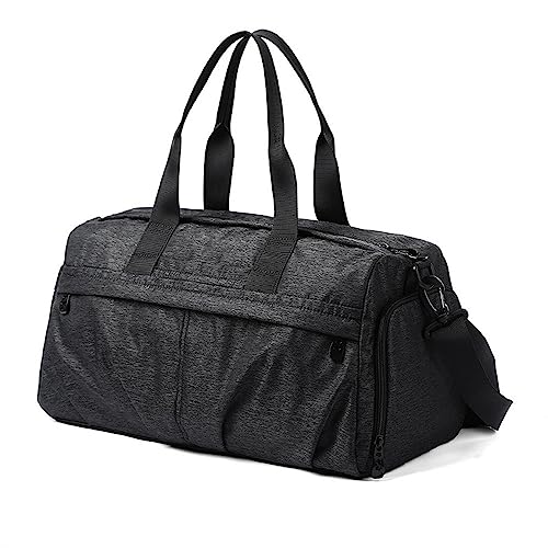 Sporttasche Nass- und Trockensporttasche for Herren, Umhängetasche (Color : Black, Size : 45x23x24cm) von SLEDEZ