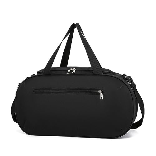 Sporttasche Sporttasche for Herren und Damen, Handtasche, Reisetasche (Color : Black, Size : 52x20x28cm) von SLEDEZ