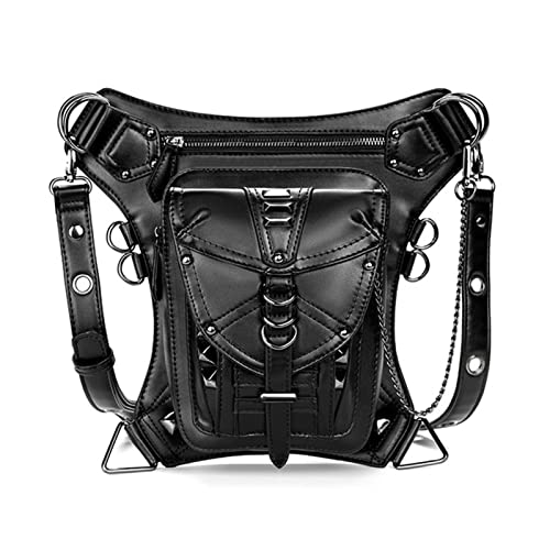 Steampunk-Taillentaschen Steampunk Damentasche One Shoulder Umhängetasche Outdoor Freizeit Gürteltasche von SLEDEZ