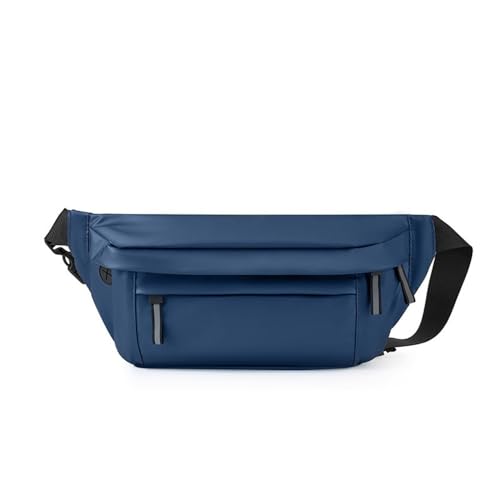 Taillengürteltasche Herren Hüfttasche for Sport, Reisen, Pendeln, tragbare Tasche (Color : Blue, Size : 27x16cm) von SLEDEZ