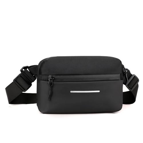 Taillengürteltasche Herren Lässige Pendler-Hüfttasche for Herren mit großem Fassungsvermögen (Color : Black, Size : 26x6x16cm) von SLEDEZ