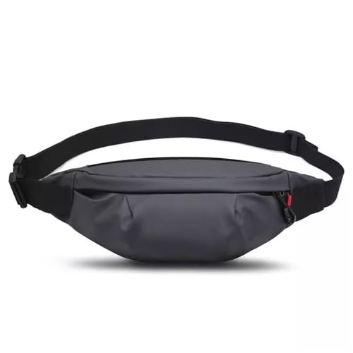 Taillengürteltasche Herren Leichte Und Große Herren-Hüfttasche, Multifunktionale Sporttasche (Color : Gray, Size : 13.5x4x36cm) von SLEDEZ