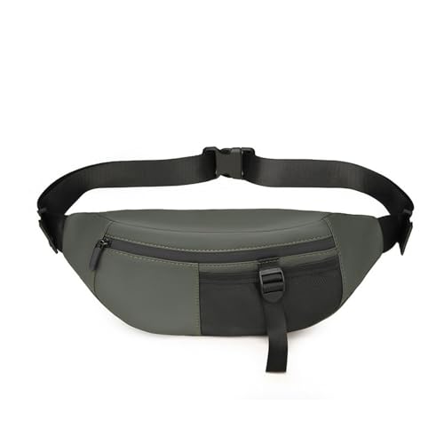 Taillengürteltasche Herren Leichte und große Herren-Hüfttasche, multifunktionale Sporttasche (Color : Green, Size : 34x7x15cm) von SLEDEZ