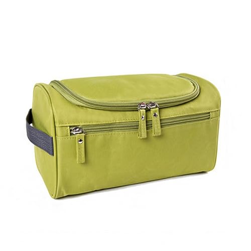 Tragbare Kulturtasche Kulturbeutel for Herren, Kosmetiktaschen-Organizer (Color : Green, Size : 13x25x14cm) von SLEDEZ