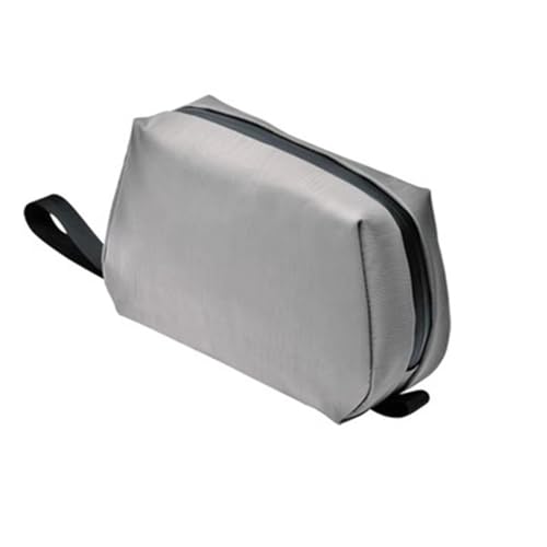 Tragbare Kulturtasche Tragbarer Kulturbeutel for Herren, Aufbewahrungstasche for Make-up-Toilettenartikel for Damen, 23 x 13,5 x 8 cm (Color : Gray, Size : 23x13.5x8cm) von SLEDEZ