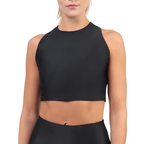 AVA Sport BH, Schwarz, Groesse M (44053), Damen Sports Top für Yoga, Laufen und Freizeit. Optimaler Bewegungsfreiheit. Aus hochwertigem, leichtem, nachhaltigem Material von SLEEX