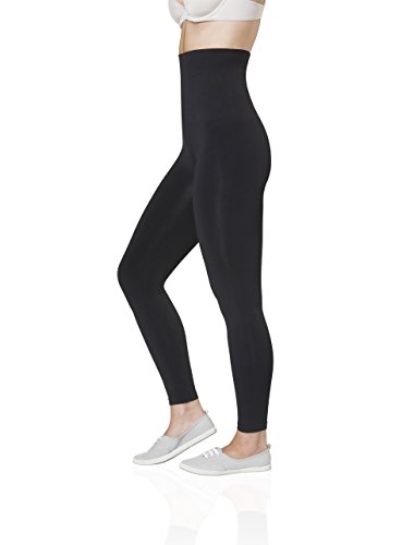 SLEEX Hohe Figurformende Shapewear Leggings, Schwarz, Groesse S/M - Shapewear Damen von SLEEX