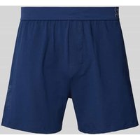 SLG Boxershorts mit elastischem Label-Bund in Marine, Größe M von SLG
