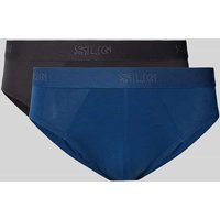 SLG Slip mit Label-Bund Modell 'Base Brief' im 2er-Pack in Anthrazit, Größe XXL SLG Slip mit Label-Bund Modell 'Base Brief' im 2er-Pack in Anthrazit, Größe XXL von SLG
