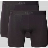SLG Trunks mit Logo-Stitching Modell 'Sloggi' im 2er-Pack in Anthrazit, Größe S SLG Trunks mit Logo-Stitching Modell 'Sloggi' im 2er-Pack in Anthrazit, Größe S von SLG