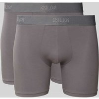 SLG Trunks mit Logo-Stitching Modell 'Sloggi' im 2er-Pack in Hellgrau, Größe S SLG Trunks mit Logo-Stitching Modell 'Sloggi' im 2er-Pack in Hellgrau, Größe S von SLG