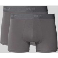 SLG Trunks mit elastischem Logo-Bund im 2er-Pack in Hellgrau, Größe XXL SLG Trunks mit elastischem Logo-Bund im 2er-Pack in Hellgrau, Größe XXL von SLG