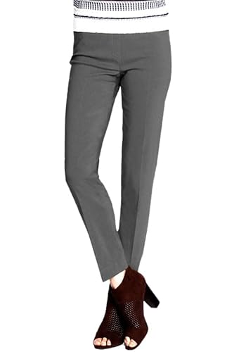 SLIM-SATION Damen Wide Band Pull On Ankle Pant with Tummy Control Unterhose, anthrazit, 44 von SLIM-SATION
