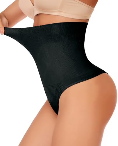 SLIMBELLE Bauchweg Unterhose Damen Shapewear Miderhose Tanga Hohe Taille Miederslips Body Shaper Figurformende Unterwäsche für Frauen von SLIMBELLE