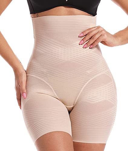 SLIMBELLE Bauchweg Unterhose Damen Hohe Taille Shapewear Damen Bauchweg Elastisch Shaping Unterwäsche Damen Bauch Weg Hose Nahtlose Miederpants Body Shaper von SLIMBELLE