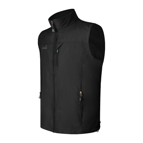 SLIMBELLE Herren Outdoor Weste Jacke Ultraleicht Outdoor Ärmellose Gilets Tops Herren Atmungsaktiv Anglerweste Sommer Schnelltrocknend mit Taschen Reißverschluss SLIMBELLE Herren Outdoor Weste Jacke Ultraleicht Outdoor Ärmellose Gilets Tops Herren Atmungsaktiv Anglerweste Sommer Schnelltrocknend mit Taschen Reißverschluss von SLIMBELLE