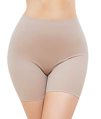 SLIMBELLE Kurz Hosen Leggings Damen Panty Shorts Mittlere Taille Miederpants Miederhose Unter Rock Nahtlos Bauchweg Unterhose Slipshort Anti-Chafing Boxershorts Radlerhose Shape Pants Sicherheitshorts von SLIMBELLE