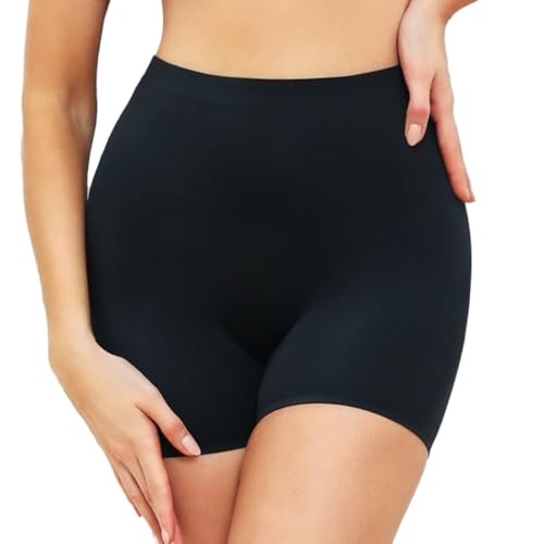 SLIMBELLE Kurz Hosen Leggings Damen Panty Shorts Mittlere Taille Miederpants Miederhose Unter Rock Nahtlos Bauchweg Unterhose Slipshort Anti-Chafing Boxershorts Radlerhose Shape Pants Sicherheitshorts von SLIMBELLE