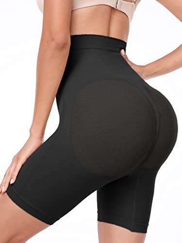 SLIMBELLE Miederpants Bauch Weg Damen Figurenformend Miederpants Tummy Control Shapewear Unterhose Miederhose Hohe Taille Butt Lifter Body Shaper Mesh Panties Sommer Unterwäsche Schwarz S von SLIMBELLE