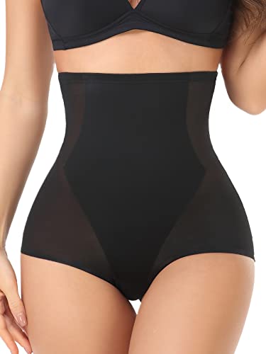 SLIMBELLE Unterwäsche Damen Miederslip mit Bauch Weg Shapewear Stark Formend Miederhose Slip Taillenslip Comfort Shaper Panties Schwarz XXL von SLIMBELLE